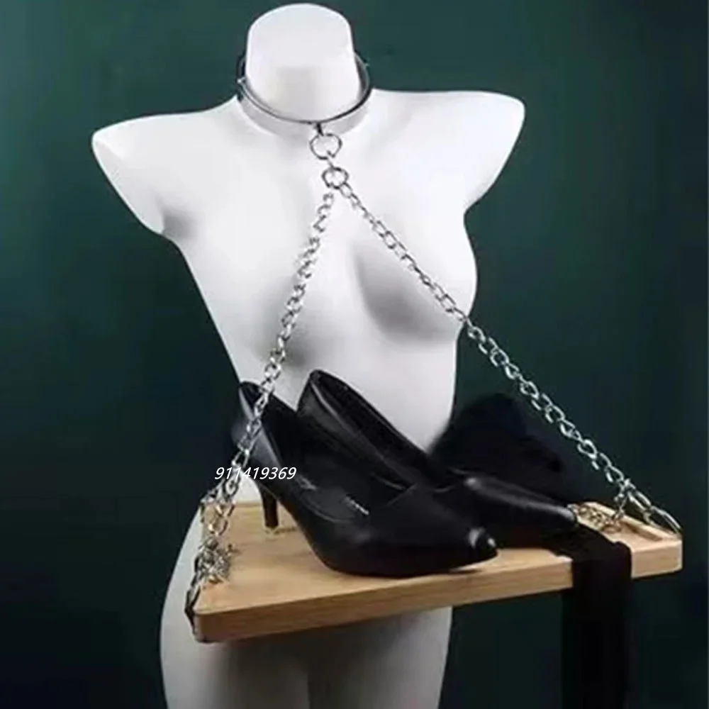 Couples Toys Materialized Tray Ashtray Dildo Mouth Plug Gagged Collar Nipple Abuse Nipple SM Dog Slave Prop