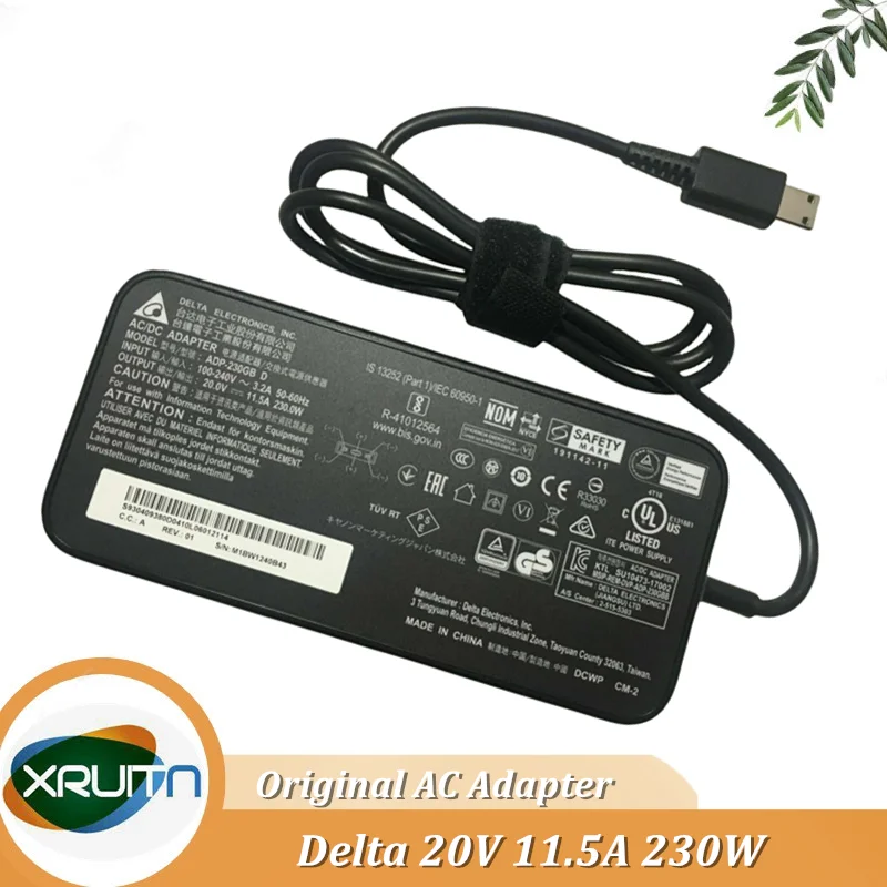 Adattatore Ca Per Laptop Delta 20V 11.5A Dp-230Gb D Per Msi Gl75 Ge76 Gs75 Gp76 Ge66 10Se-657Ru Ms-1541 Gs66 10Ue-280Ca Stealth Gaming