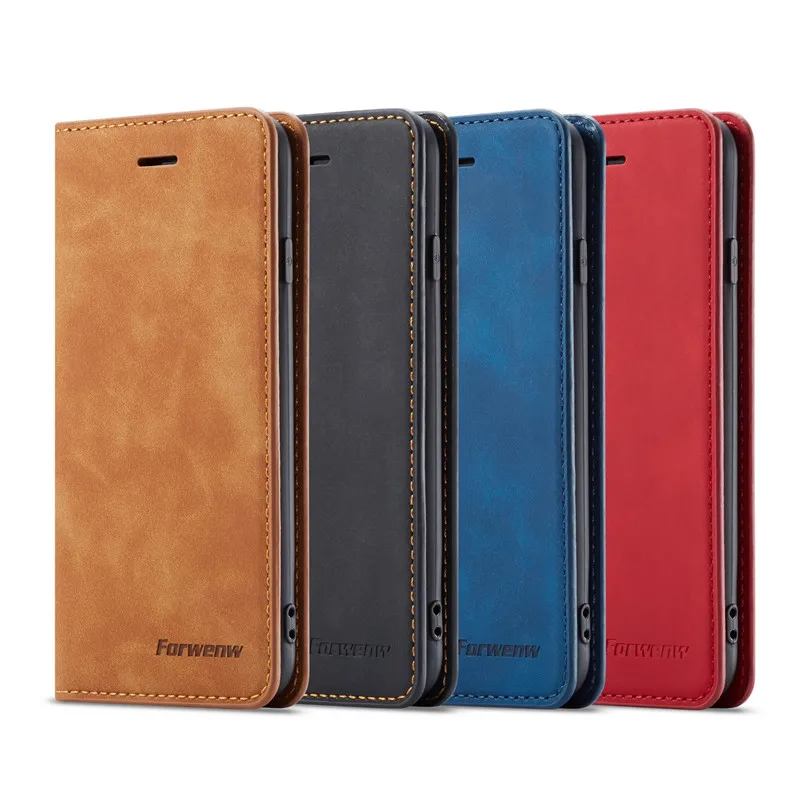 

New Style For iphone 8 Case Flip 360 Magnetic Wallet Case On iPhone 8 Plus 8Plus Case Leather Vintage Phone Cover For i Phone 8