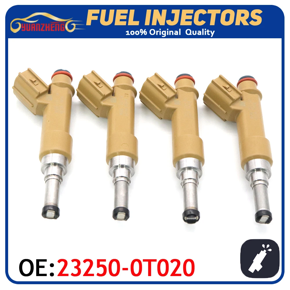 

4PCS Car Fuel Injectors Nozzle 23250-0T020 For Toyota Corolla Matrix Scion xD 1.8L 2009-2012 23250-37010 23209-09140