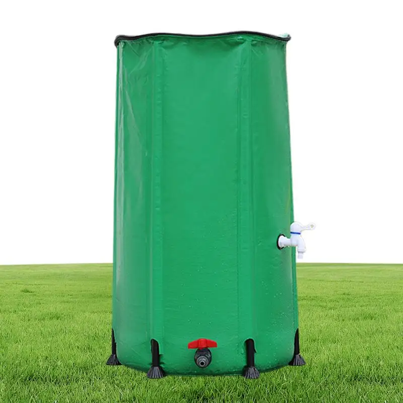 

Rain Barrel Rainwater Tank Collapsible Portable Rain Collection System Barrel Collector With Filter Spigot Collect Rainwater