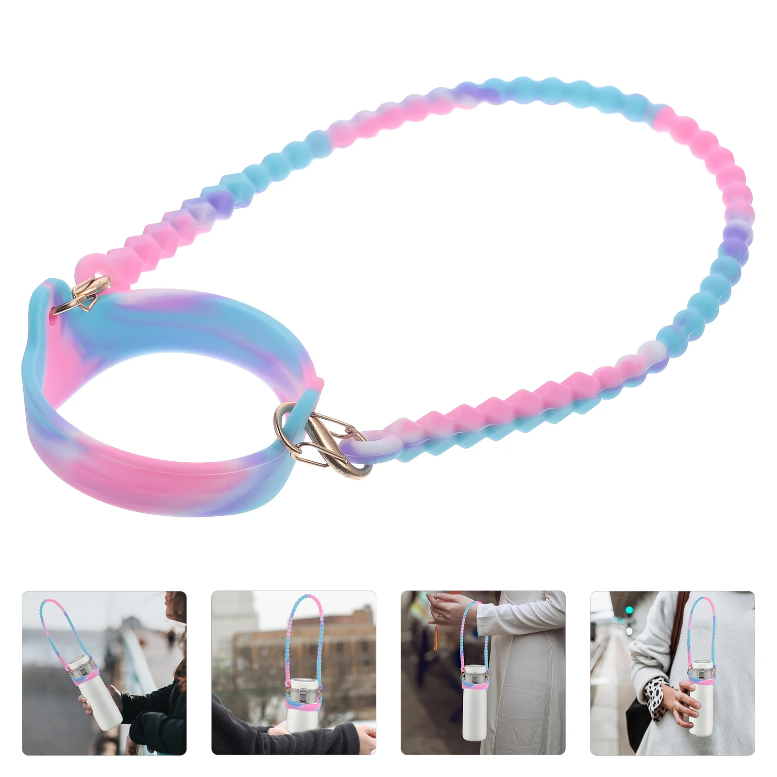 

2Pcs Water Bottle Carrying Strap Water Bottle Holder Adjustable Water Kettle Sleeve Bottle Carrier