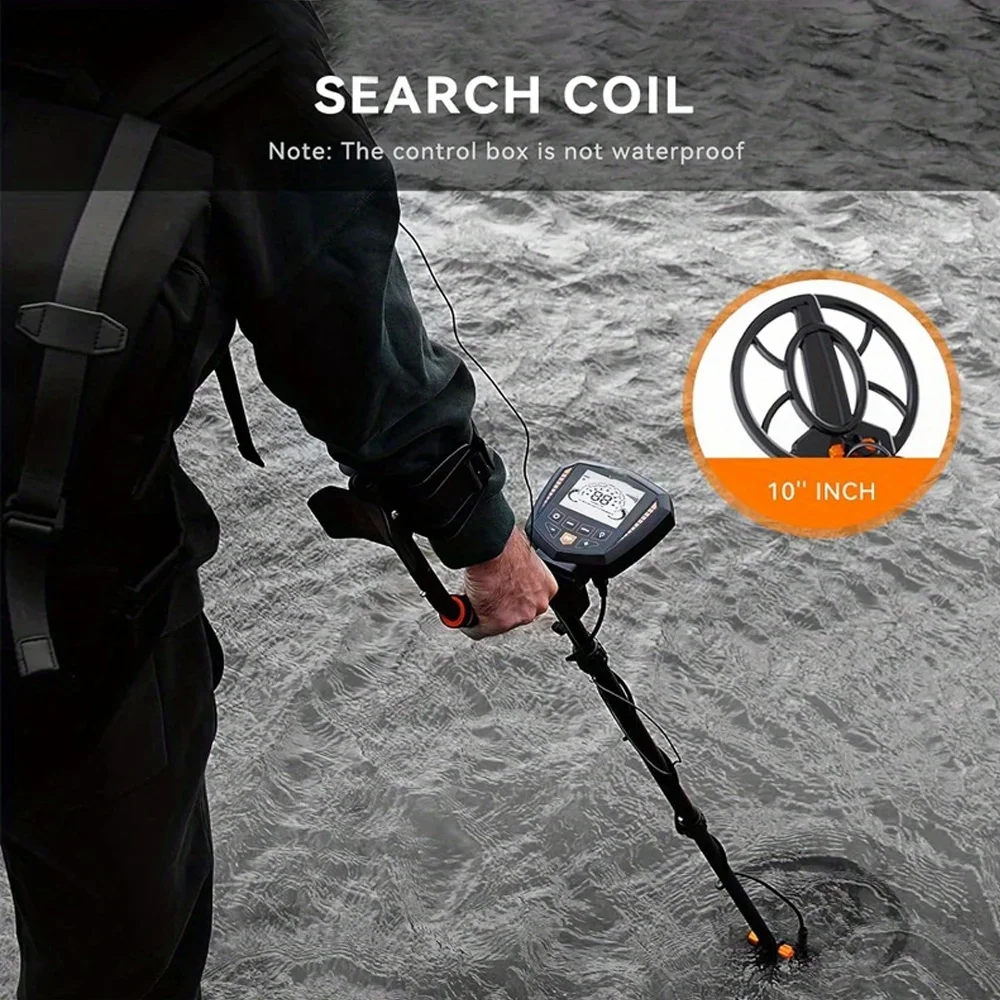 Treasure Hunter X11 Professional Underground Gold Metal Detector Scanner Finder Digger Waterproof 11" Coil Tool Pinpointer