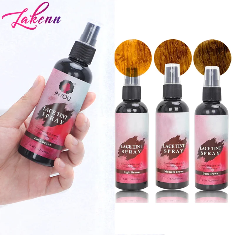 

Lace Tinting Spray For Lace Wigs Melting Spray Set For Spray De Tinte De Encaje Tint Pour Lace Wig Spray Lace Frontal Teint