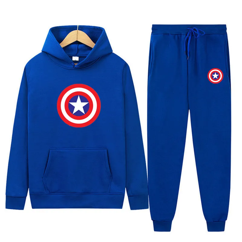 

Autumn Hoodie Sets Men Fashion Hoodies Black Brand Pants Casual Jogger Suit Tracksuit Sweatshirt Woman Pullover chandals hombre