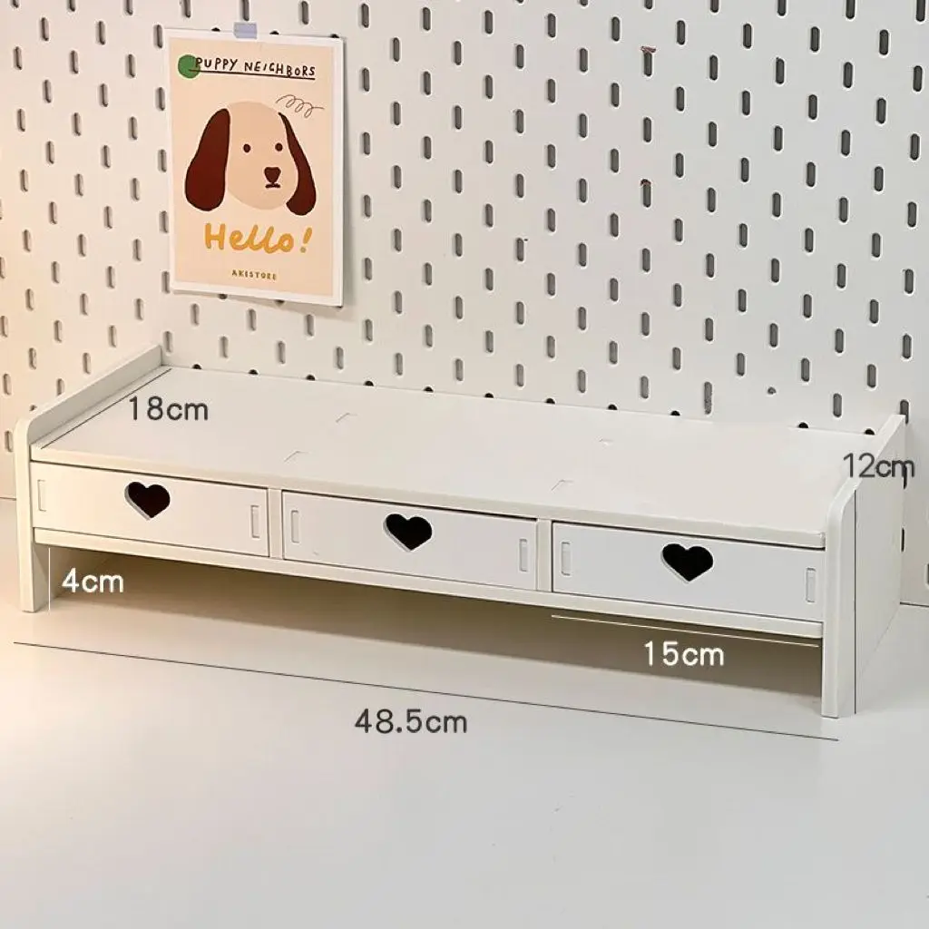 Storage Racks Desktop Elevation Stand Drawers Student Desk Multi-functional Display Rack Home Office Desk Accessories