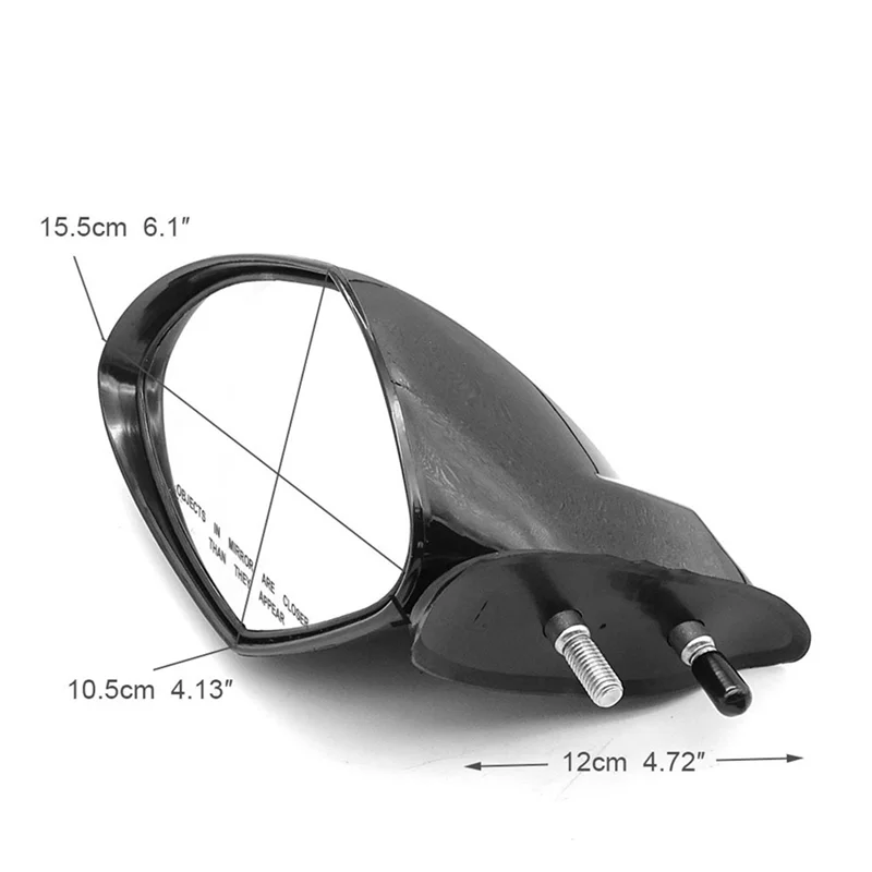 WALJ-Motor Boat Rearview Mirror For Yamaha Waverunner VX1100 VX 1100 Cruiser Deluxe Sport 2005-2009 Modified Rearview Mirror