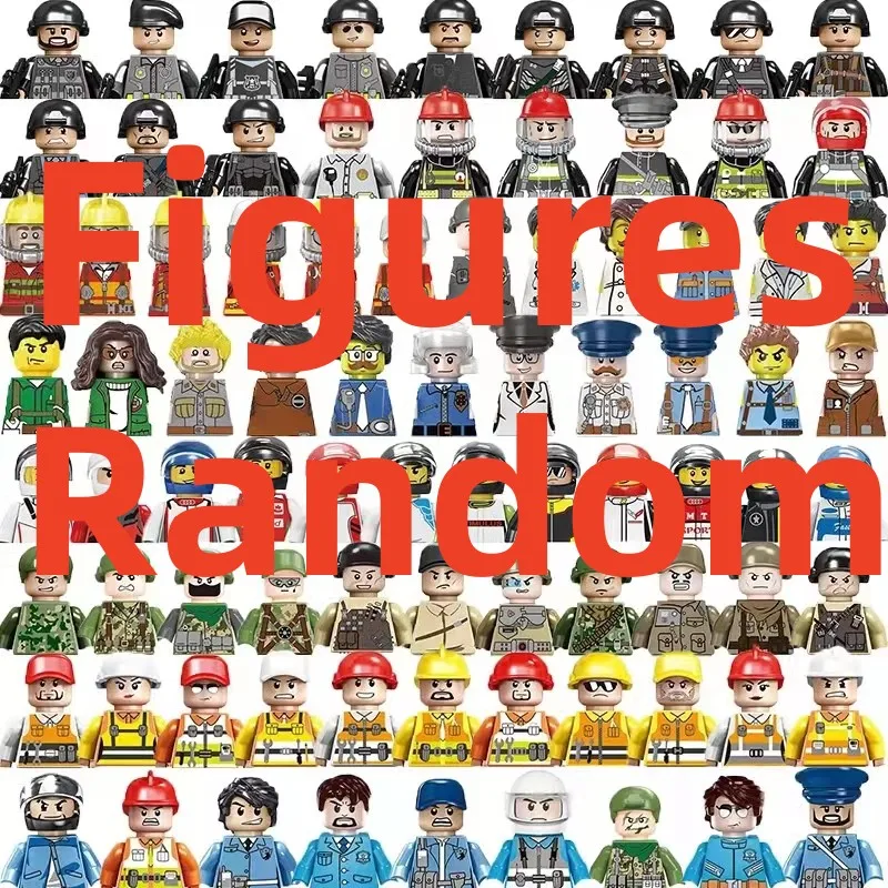 Casuale Nessuna Ripetizione Mini City Figures Movie Bricks Collezioni Bulk Giocattoli Modulari Building Block Kit Soldato Della Polizia Ninja Superher