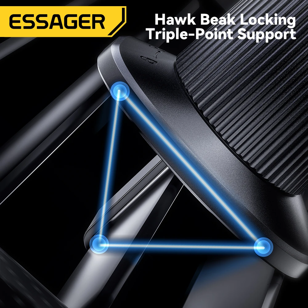 Essager-شاحن سيارة لاسلكي مغناطيسي ، حامل هاتف ، 1...