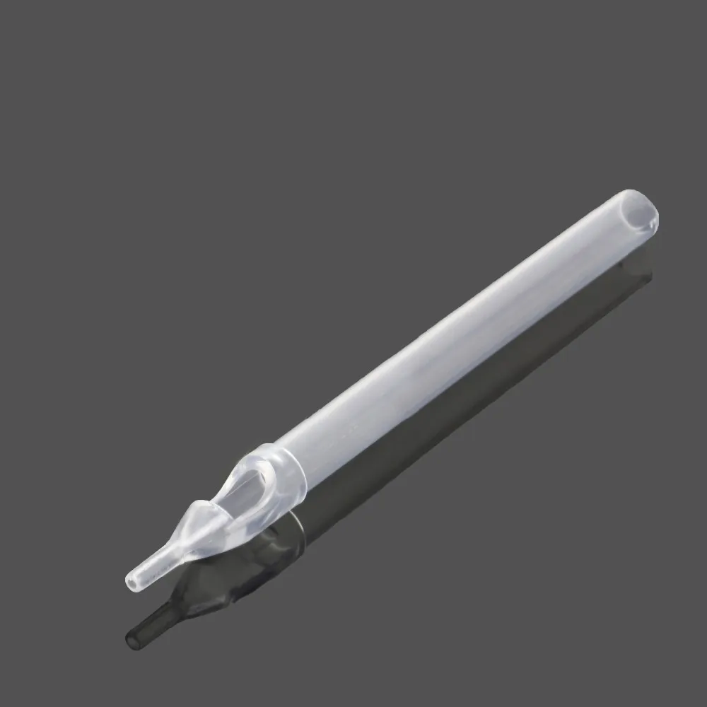 Tattoo Microblading Needles Tattoo Tips Disposable Plastic Long Tattoo Tips 50PCS
