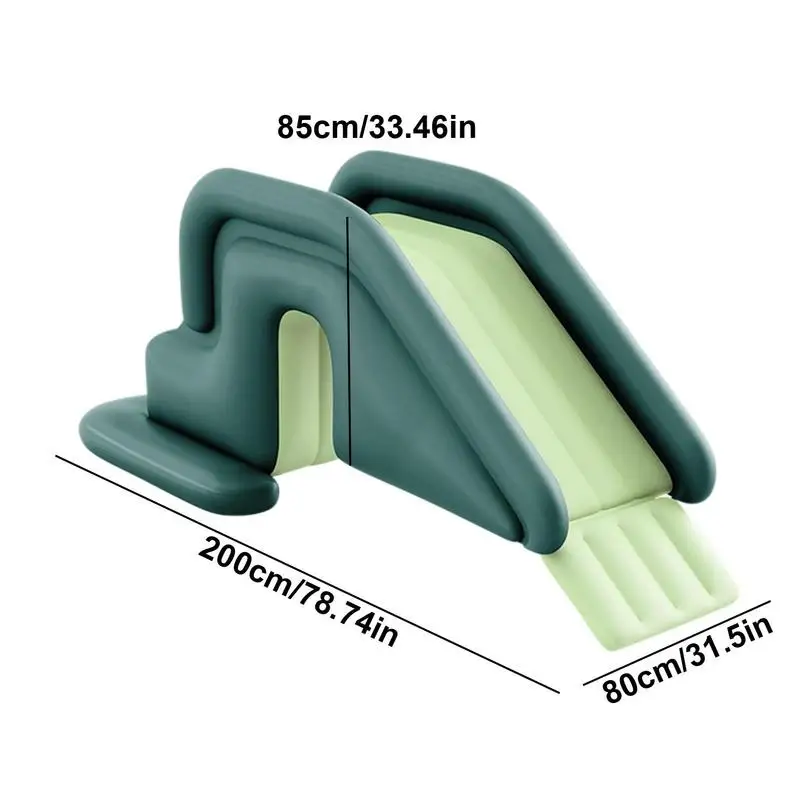Inflatable Water Slide Wider Steps Swimming Pool Supplies Kids Children Bouncer Castle Summer Amusement Water Play Toys