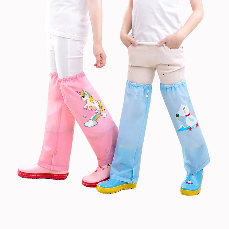 Children's Tall Rain Pants Set Kindergarten Anti-dirt Anti-fouling Boys and Girls Waterproof Baby Rain Cute