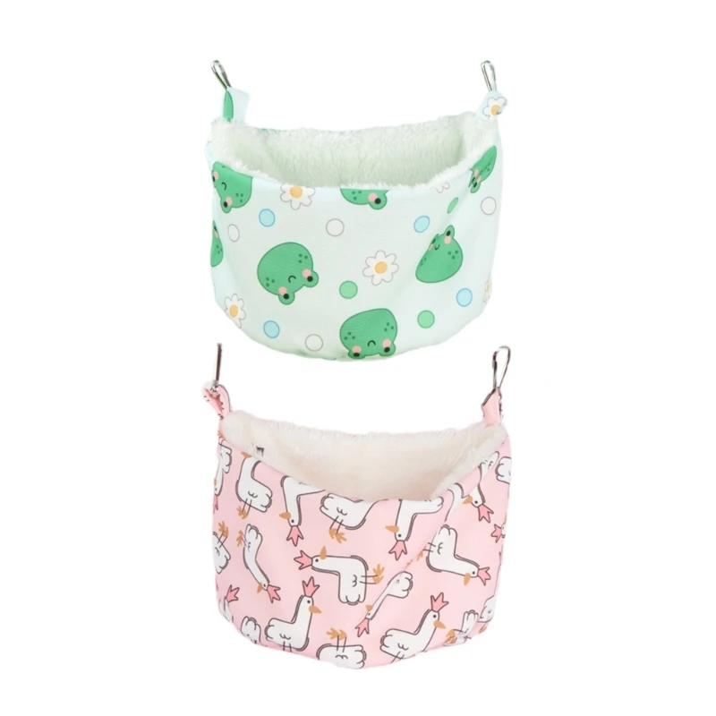 Sugar Gliders Letto Gabbia Amaca Piccolo Animale Letto Caldo Casa Gabbia Nido Amaca Morbido Letto Peloso Piccola Casa Per