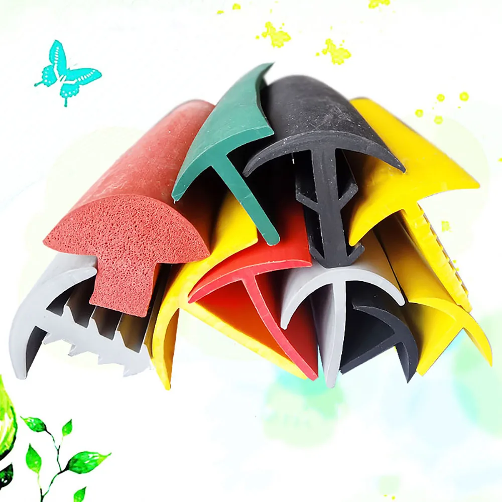 1/3/5m T-Shape Universal Car Door Window Glass Gap Filler Sealing Strip Silicone Rubber Kitchen Oil-Gas Slit Cover Filling Strip door seal strip sealing strip tape window seal strip sealing tape sealing strip rubber seal strip rubber door weatherstripping door weatherstripping silicone seal strip