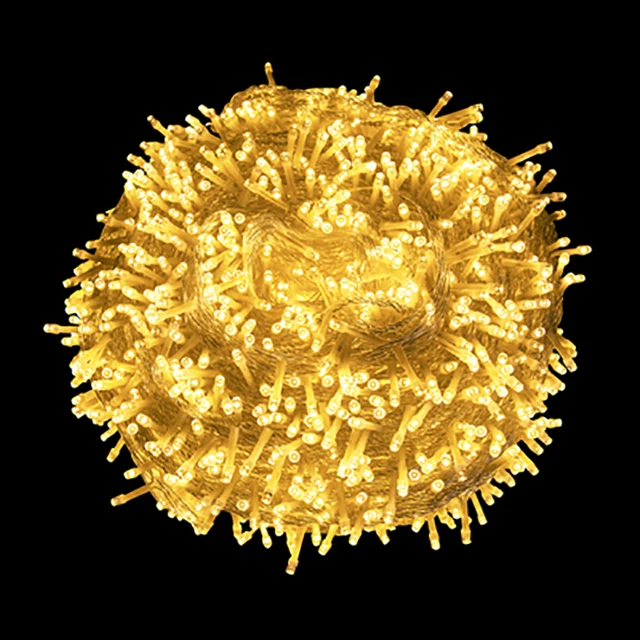 Fairy Lights 10M-100M Led String Garland Christmas Light Waterproof For Tree Home Garden Wedding Party Outdoor Indoor Decoration Warm white