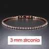 Bracelet de Tennis en cristal de luxe pour hommes, Hip Hop, tendance, Punk, zircone, chaîne de Couple sur la main, bijoux Streetwear