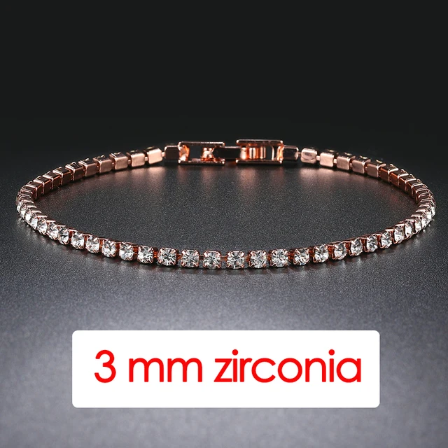 Bracelet de Tennis en cristal de luxe pour hommes, Hip Hop, tendance, Punk, zircone, chaîne de Couple sur la main, bijoux Streetwear