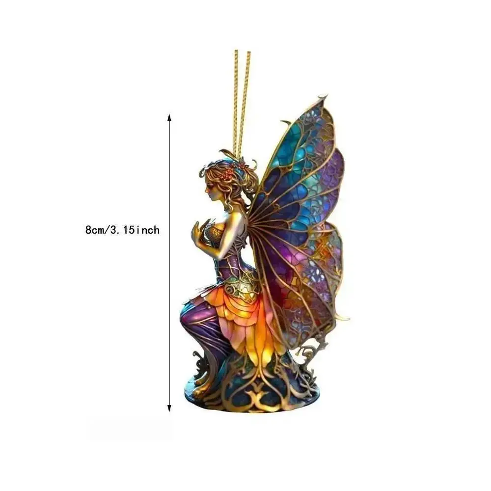 1 Pcs Pretty Fairies Ornament Creative Design Household Garden Decoration Suitable Living Room Hang Decorate Home Party Supplies