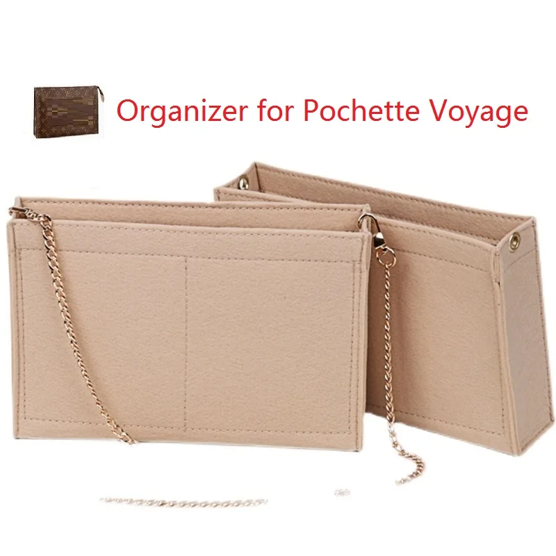 Inserto Organizer per Borsa in Feltro Con Cerniera, Borsa Tote