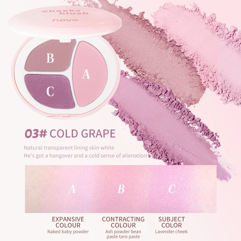 חמאת הלחיים, ארוכה טווח ללא התעלמות, צלליות עיניים, מרקם קל, מגע חלק, קל לערבוב, משפר איפור פנים