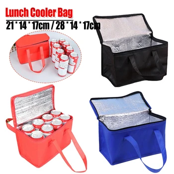 Beer Cooler Portable Bag Folding Food Thermal Storage Bag Insulation Picnic Ice Pack Drink Carrier Insulated Bag for Outdoor
