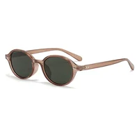Rétro petites lunettes de soleil ovales femmes hommes Rivets nuances lunettes de mode lunettes de soleil de luxe UV400 4