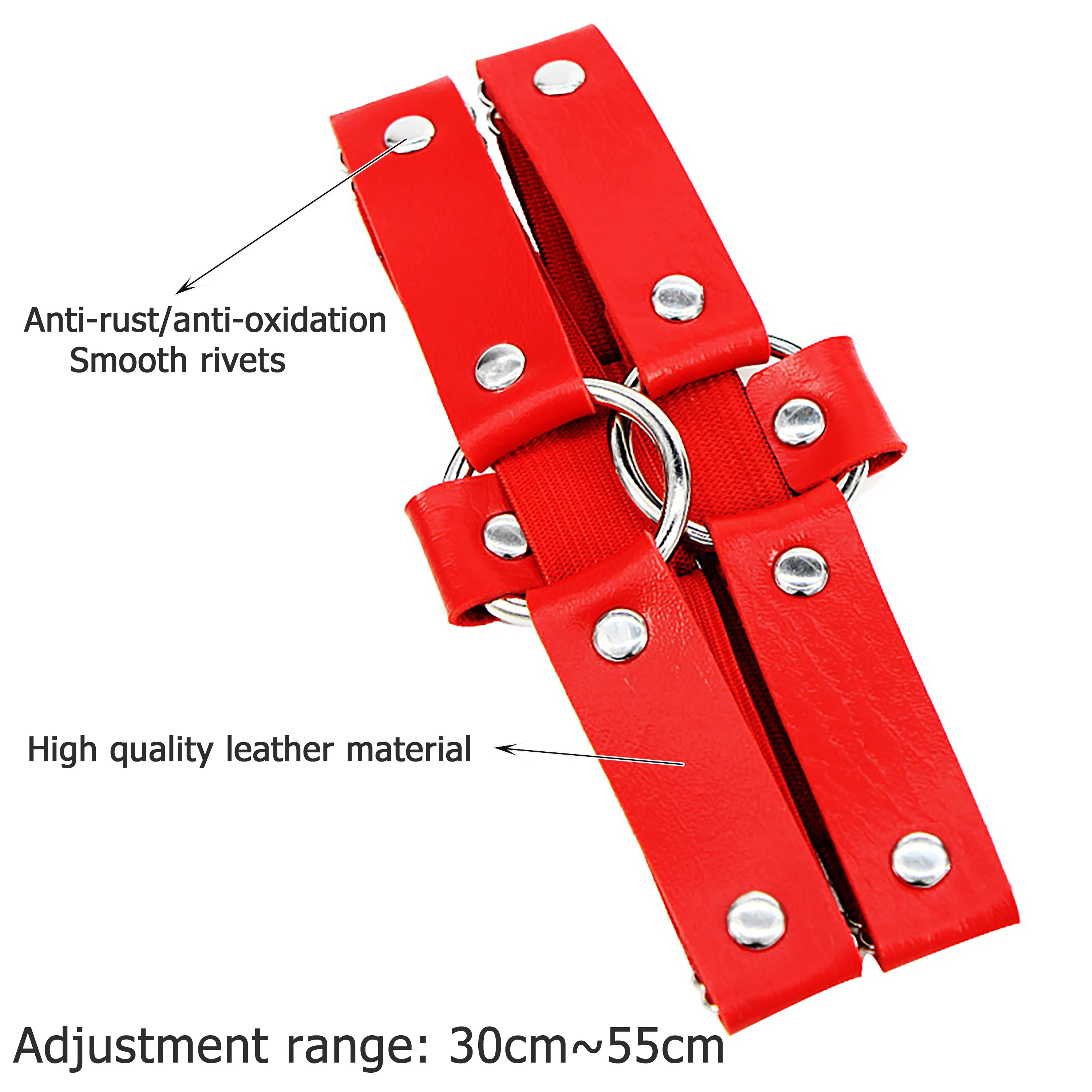 Women Girls Sexy Elastic Garter Belt Pu Leather Punk Gothic Harness Adjustable Leg Ring Femme Garters Skirt Accessories 1PC
