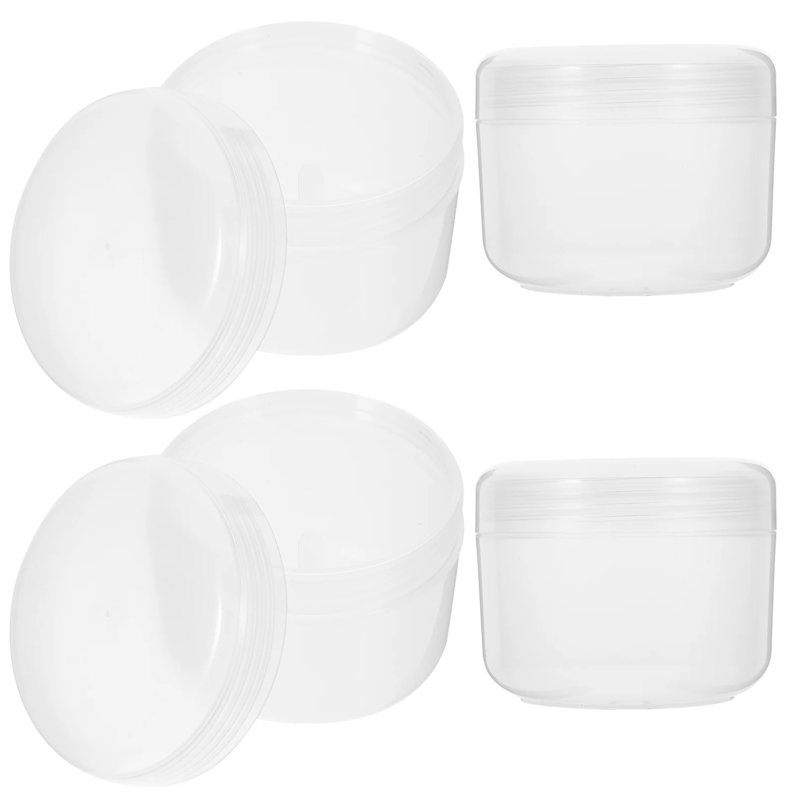 

4pcs Cream Jars Small Cosmetics Containers Empty Jars Travel Sample Lotion Jars(200g)