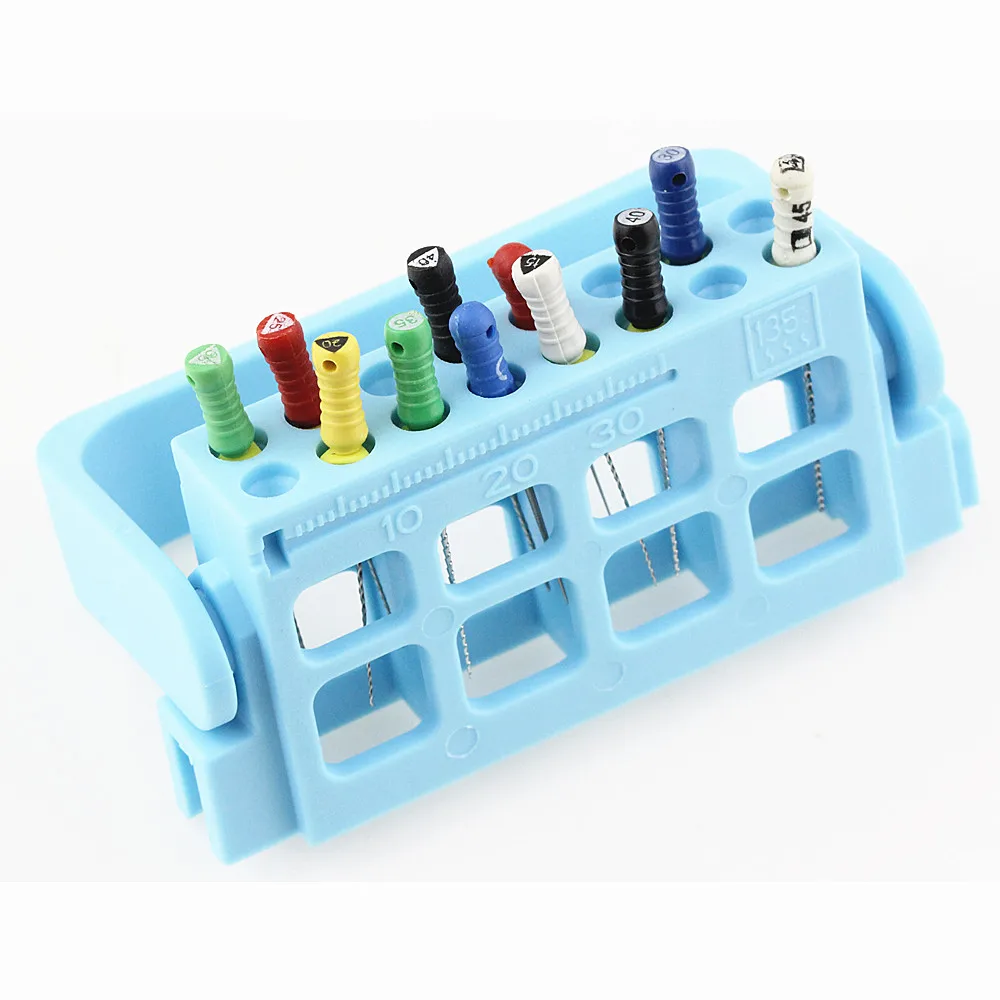 1Pcs Dental Endodontic File Holder 16 Holes With Ruler Reamer Endo