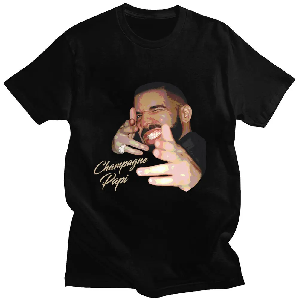

Oversized Short Sleeve Tshirts Rapper Drizzy Drake Print T-shirt Unisex Casual Hip Hop Graphic Streetwear Summer Vintage Tops