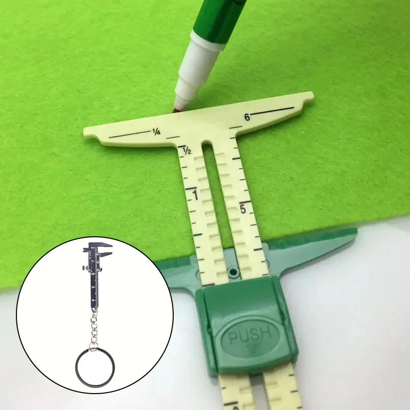 Convenient Ruller 2PCS-MultiFunctional-DIY-5-In-1-Patchwork-Ruler-Sewing-Plastic-Ruler ...