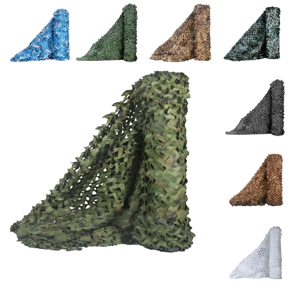 Red De Camuflaje Militar De 2 Capas - Varios Tamaños (2x3m, 3x4m, Etc.), Incluye Cinta De Camuflaje, Para Caza, Camping Y Decoración