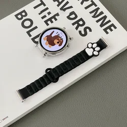 Charming 3D Cat Paw Magnetic Wristband - Korean Cute Slim Strap Bracelet for Galaxy 5 pro 45mm (Black)