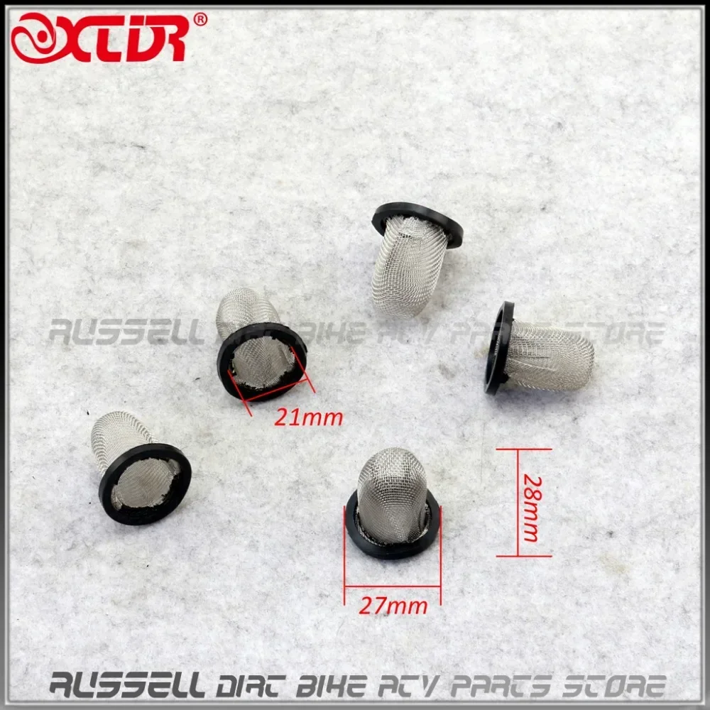 5x Oil Filter Cleaner Element for GY6 4 STROKE SCOOTER MOPED ATV QUAD 125cc 150cc SUNL JMSTAR ROKETA