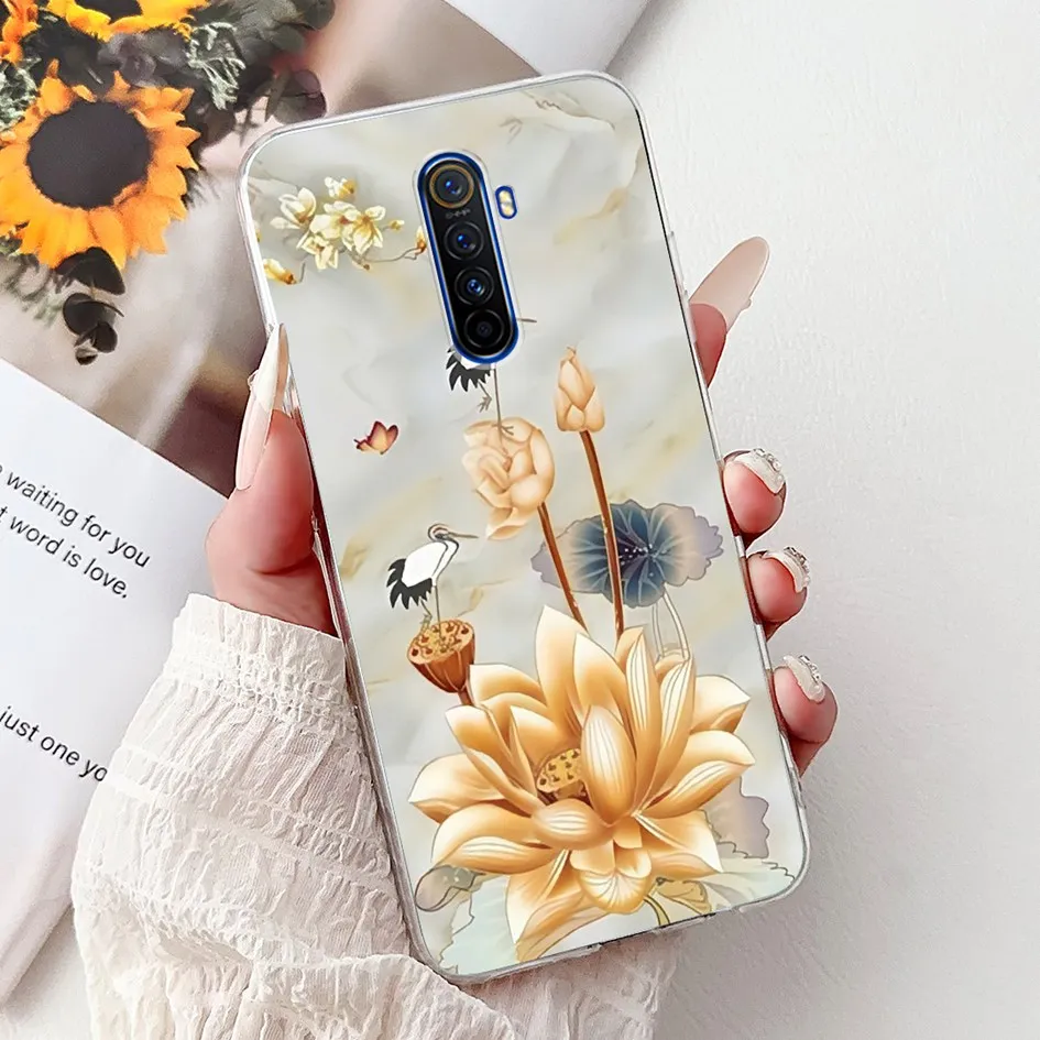 Fashion Flower Soft Silicone TPU Bumper Case - Enhanced Protection Cover