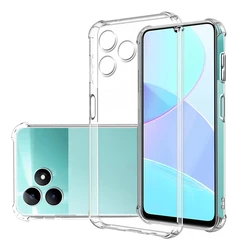 Shockproof Clear Silicone Phone Case with Camera Protection for ABS (For Realme C51)