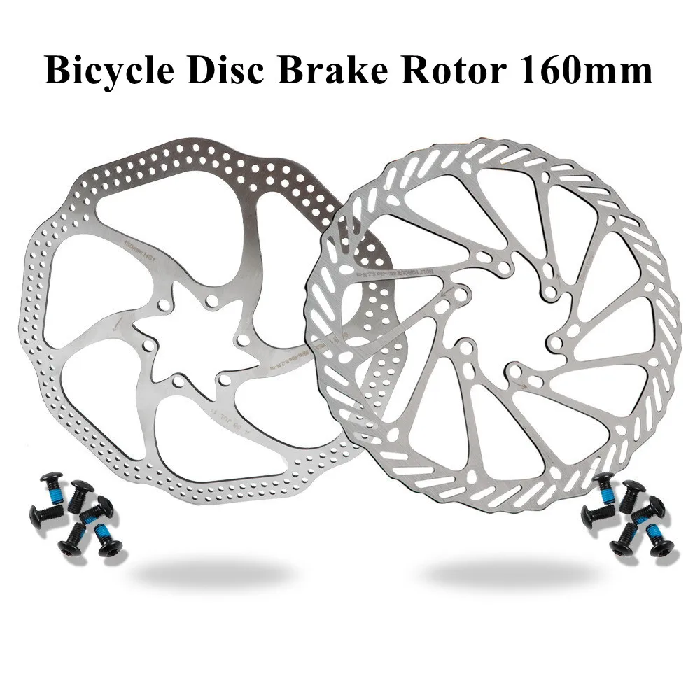 

2PC G3 HS1 Bicycle Disc Brake Rotor 160mm Mountain Bike Hydraulic Brake Rotors High Strength Stainless Steel MTB Rotor Bike Part
