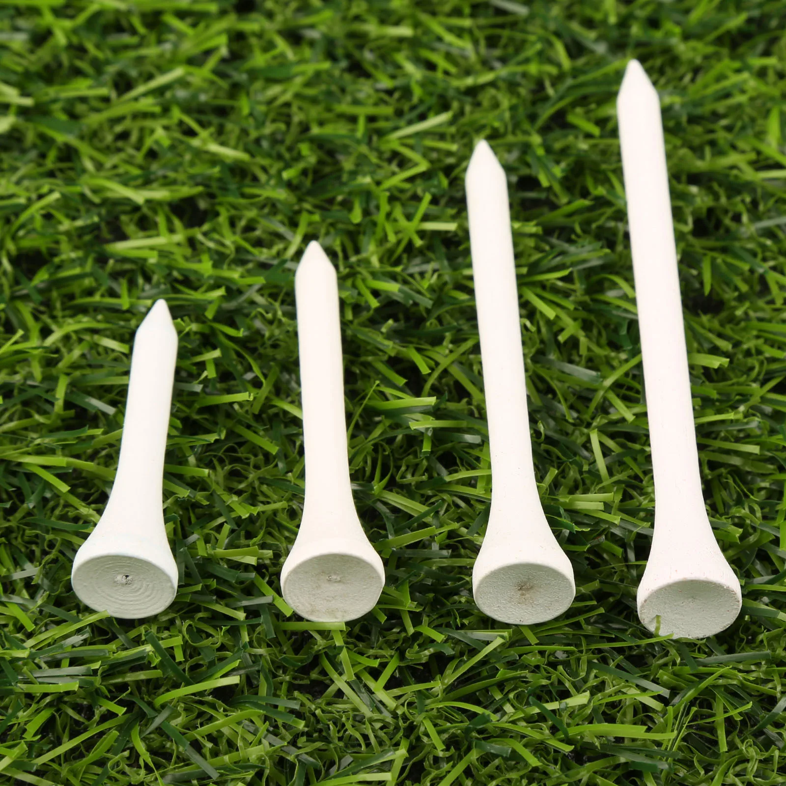 100pcs/lot Wooden Golf Tees 42/54/70/83mm White Golf Ball Maple Wood Tees Outdoor Sports Training Golf Durable Accessories 2