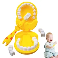 Teeth Brushing Toys For Toddlers Simple Giraffe Brushing Teaching Dental Teeth Model Hygienic Habit Cultivation Role Play Game 1