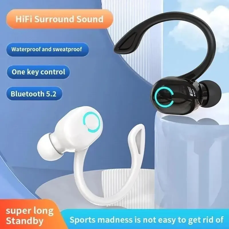Wireless Waterproof Earbuds with Mic Bluetooth Headphones
