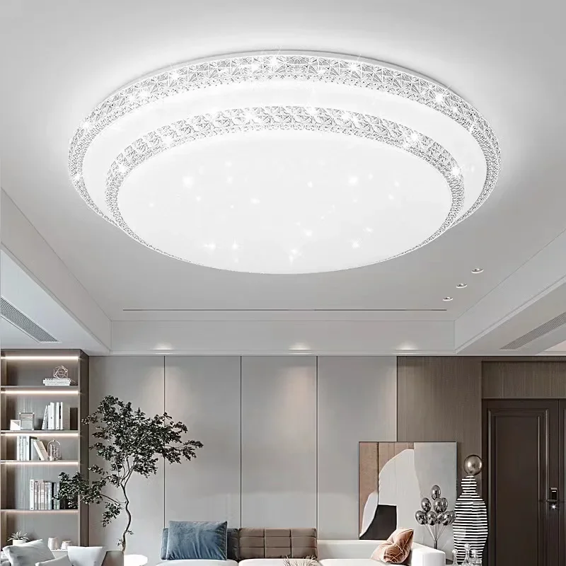 Moderne Woonkamer Led Plafondlamp Hoge Helderheid Acryl Eetkamer Slaapkamer Balkon Dubbele Decoratieve Verlichting Binnenverlichting