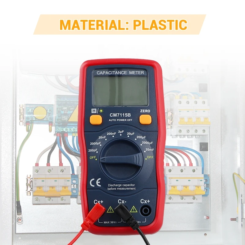 Digital Capacitor CM7115B Test Capacitance Meter Digital Capacitance Meter No Discharge Capacitance Meter 5