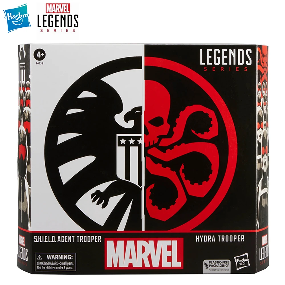 

Stock Now Hasbro Marvel Legends Series S.H.I.E.L.D. Agent Trooper and Hydra Trooper 2-Pack 6-Inch Anime Action Figure Model Toys