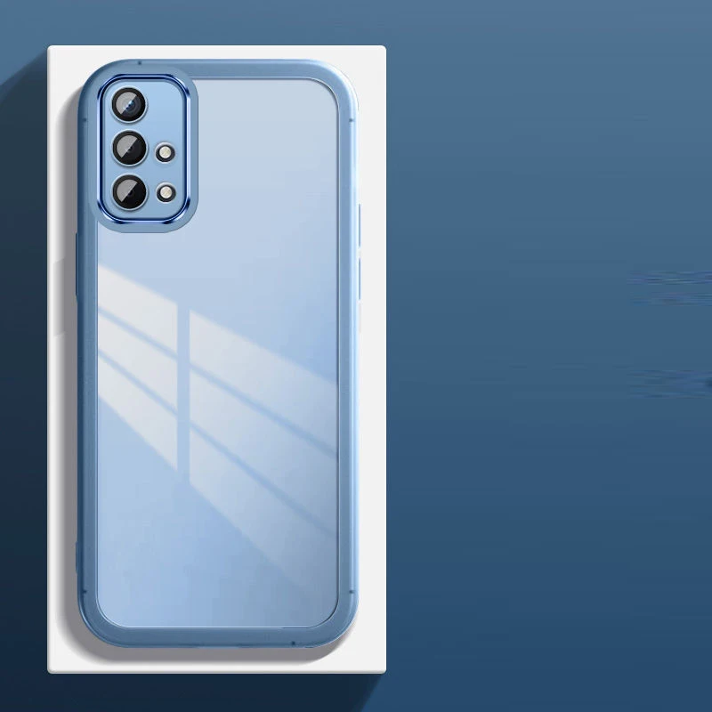 Enhanced Shockproof Plating Silicone Back Phone Case Cover