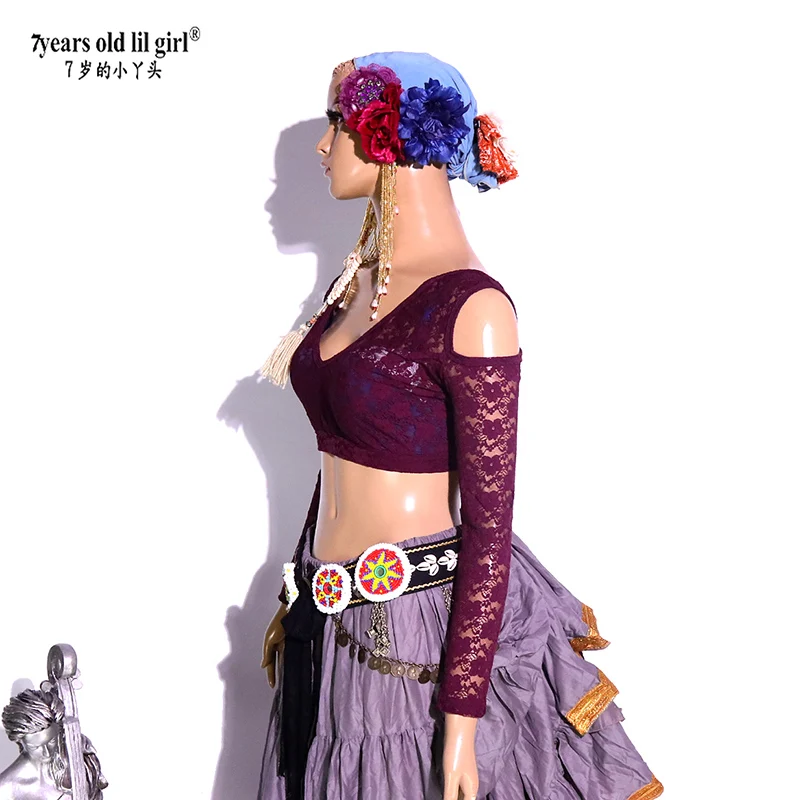 Brodere de haut chol gypsy chol nden de créateur Old Banjara du