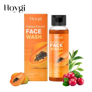 Hoygi Papaya Cleanser Gentle Exfoliating Hydrating Brightening Natural Enzyme Face Wash for Sensitive Skin All Types