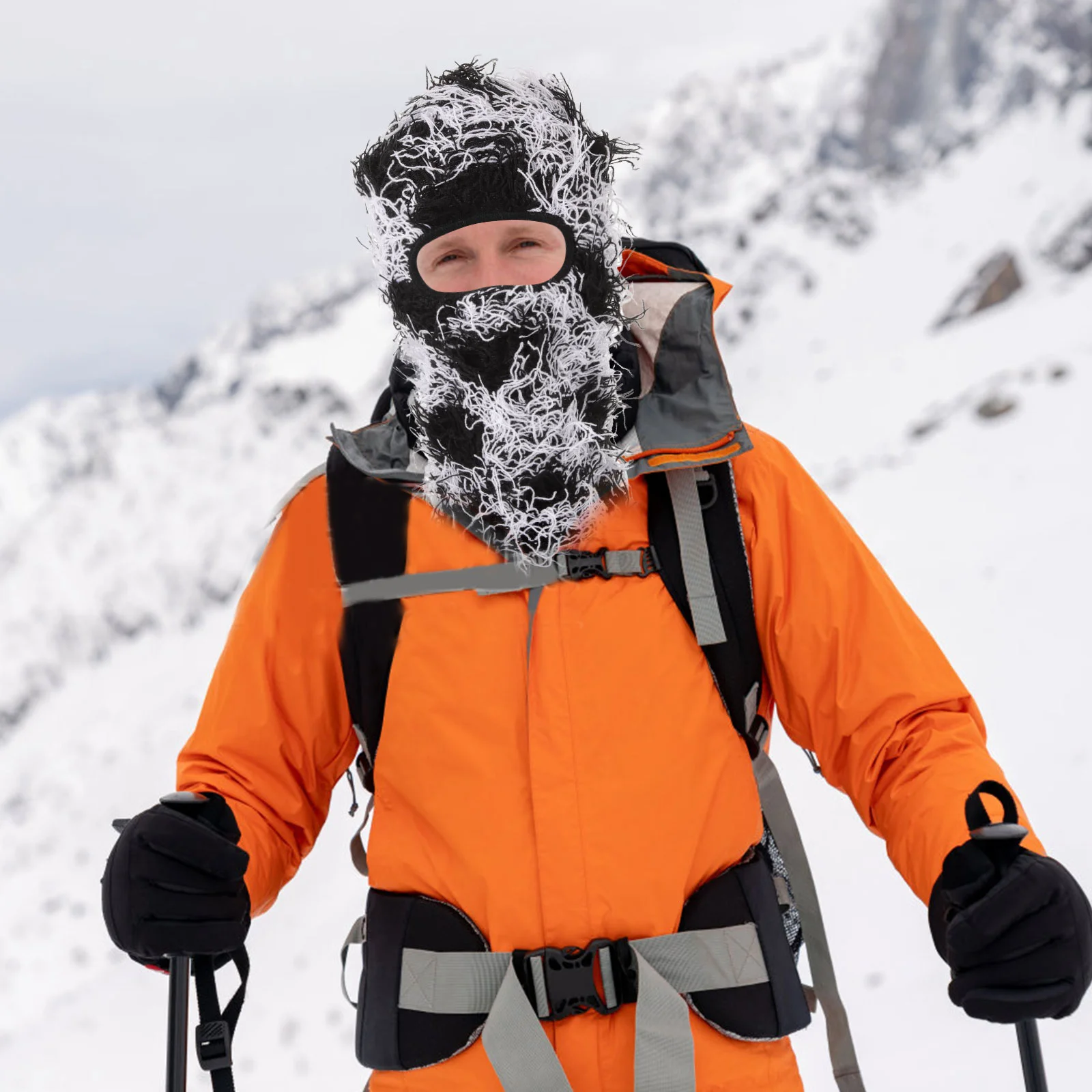 Рисунок 5 - Вязаная маска для лица крутая Манишка