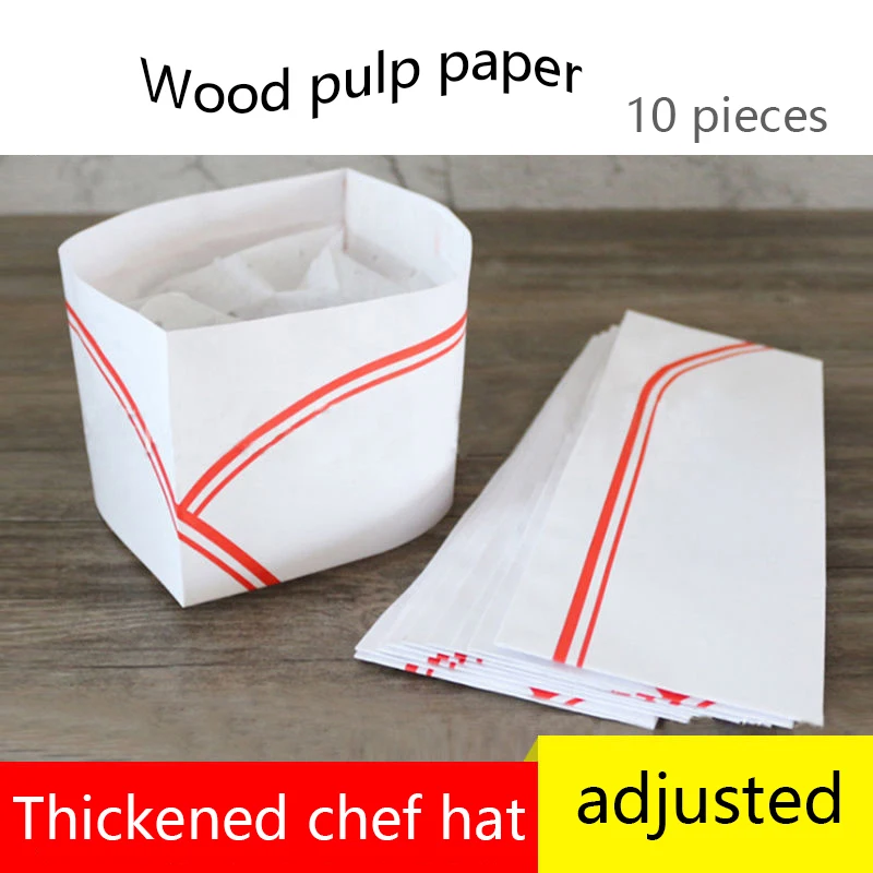 Restaurant Kitchen Hat Disposable Cook Cooking Cap Sushi Shop Waiter Work Paper Hats Hotel Chef Caps for Women Breathable chef hat