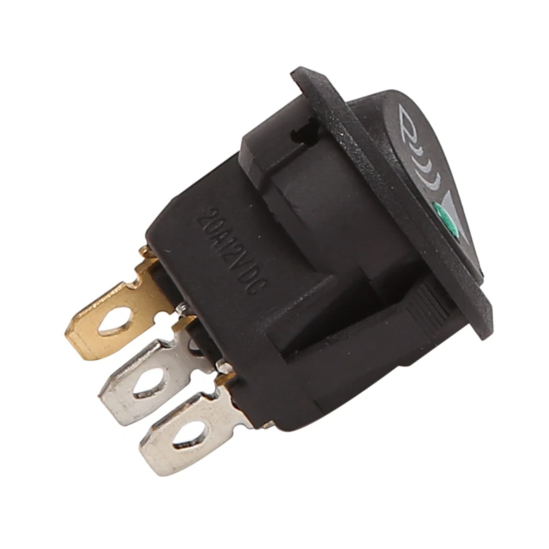 Round 3 Pin Rocker / Parking Off Switch Front Rear Walking Sensor 5X
