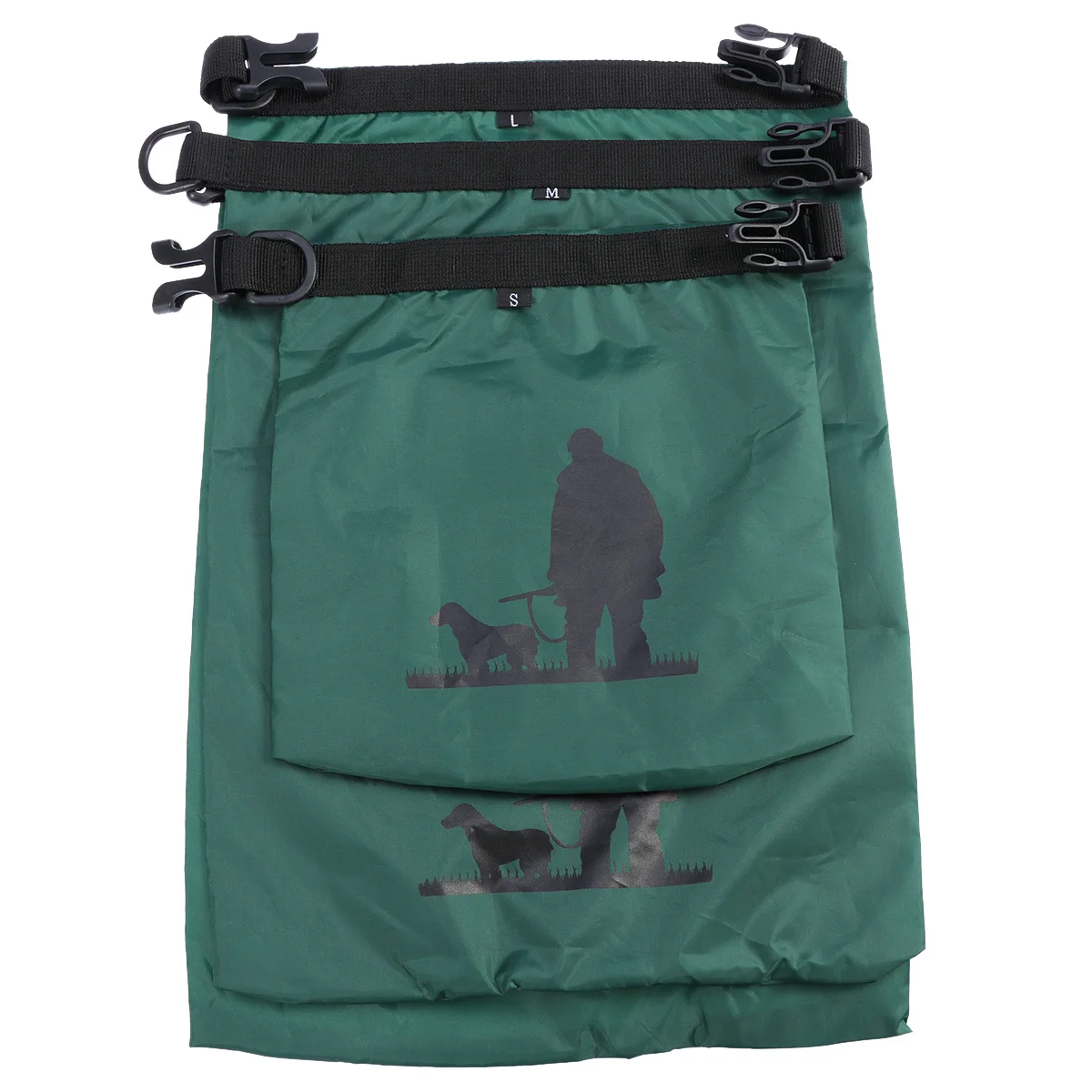 

1.5L+2.5L+3.5L Waterproof Dry Bag Storage Pouch Bag for Camping Boating Kayaking Rafting Fishing (Army Green)